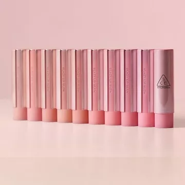 3CE GLAZY LIP GLOW Son dưỡng môi màu Hàn Quốc bóng dạ quang dưỡng ẩm tốt cho sức khỏe tỏa sáng dầu dừa không dính (Giveaway-Cartridge)