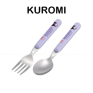 [SKATER] Bộ thìa & nĩa bằng thép không gỉ Mashugumi 14cm (Kitty, Kuromi, Cinnamoroll) SFR1