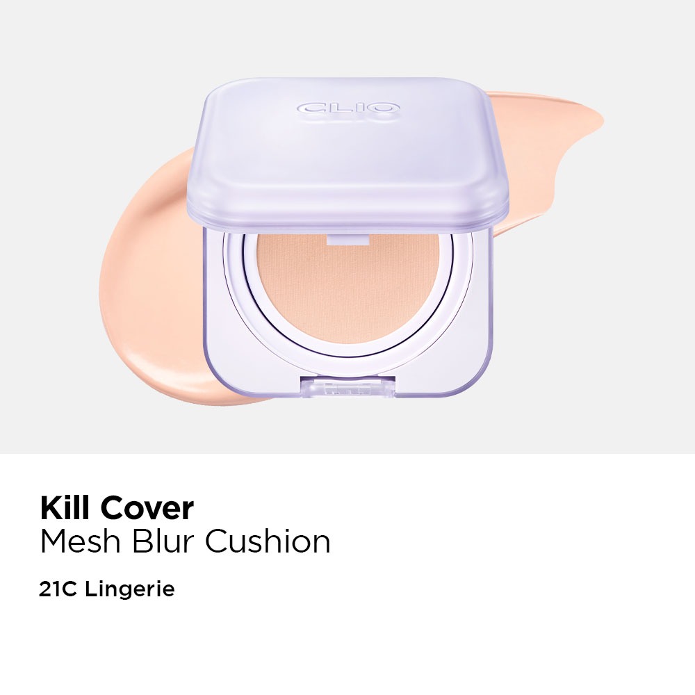 [CLIO] MỚI Cushion Làm Mịn Màng Che Phủ Lỗ Chân Lông Kill Cover Mesh Blur (15g+15g)