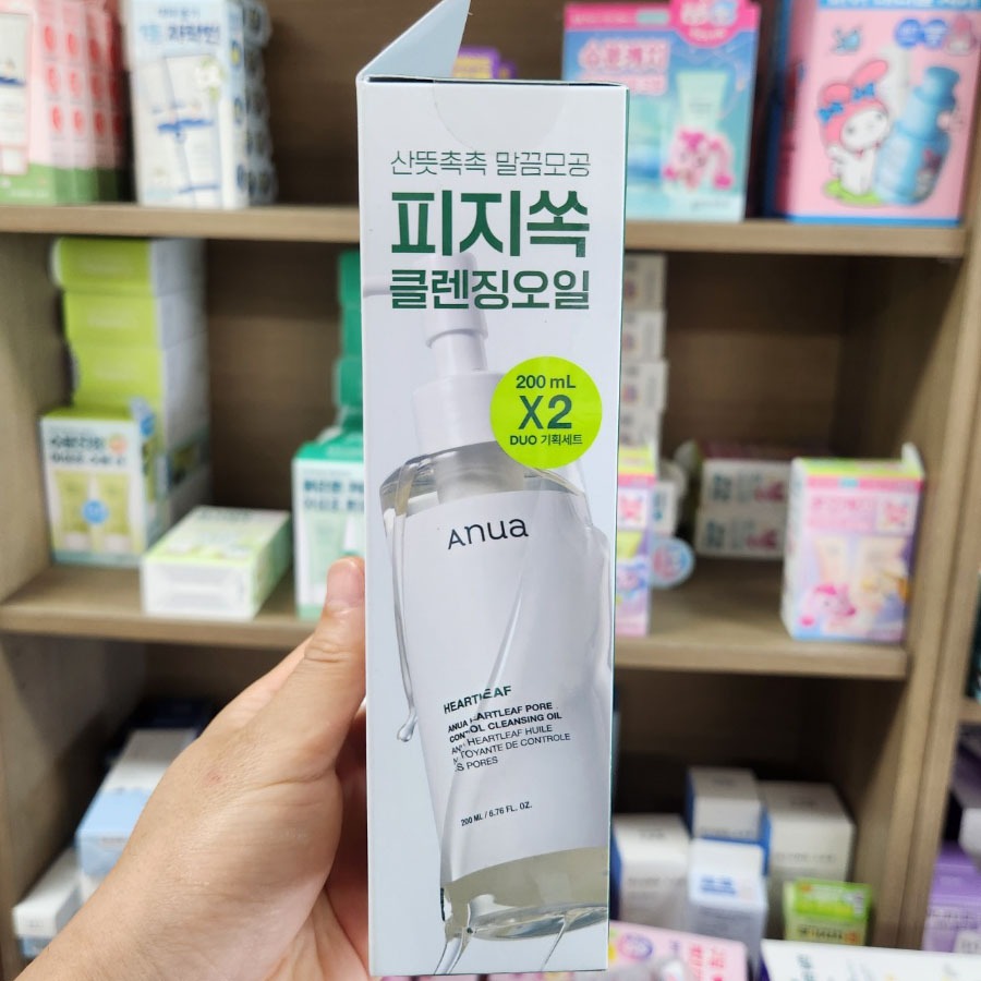 [200ml x 2 EA] Dầu rửa mặt kiểm soát lỗ chân lông Heartleaf, 200ml x 2 EA, Chăm sóc da, làm đẹp Hàn Quốc