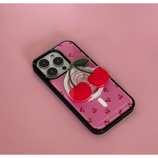 Ninemall - ốp lưng từ tính họa tiết anh đào mini tương thích với galaxy iphone