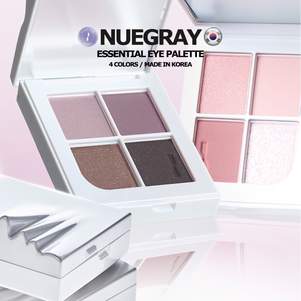 [NUEGRAY] Bảng Phấn Mắt Nuegray Essential – 4 Tông Màu | Shopee Việt Nam