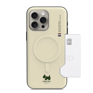 Agatha - Ốp Lưng Khe Cắm Thẻ Từ Tính Tương Thích Cho iphone galaxy
