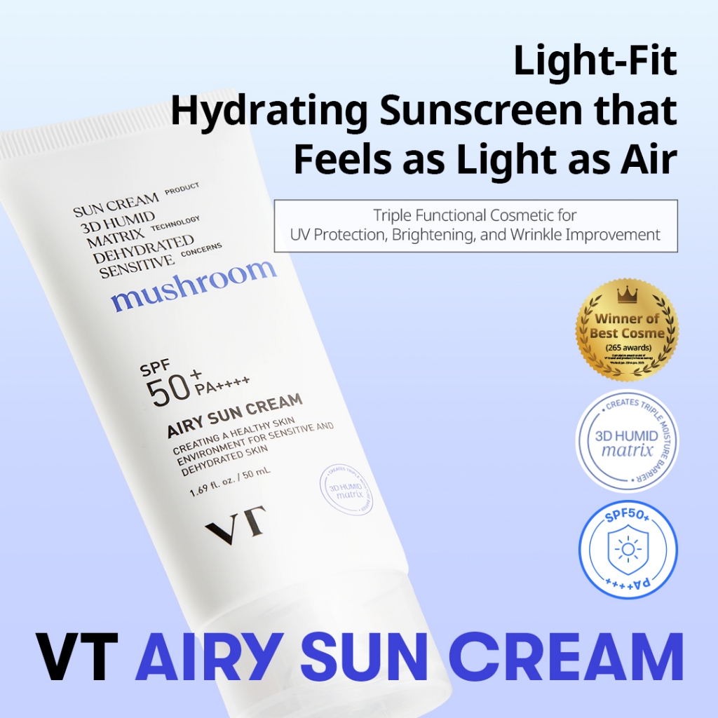 [VT] Kem chống nắng Airy SPF50+ PA++++ 11g Sunscreen Kem Chống Nắng Dưỡng Ẩm Nhẹ Tênh [Official Flagship]