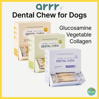[Arrr] Dental Chew Package 40ea Giảm mảng bám, thơm miệng, hỗ trợ chăm sóc nướu, bổ sung dinh dưỡng