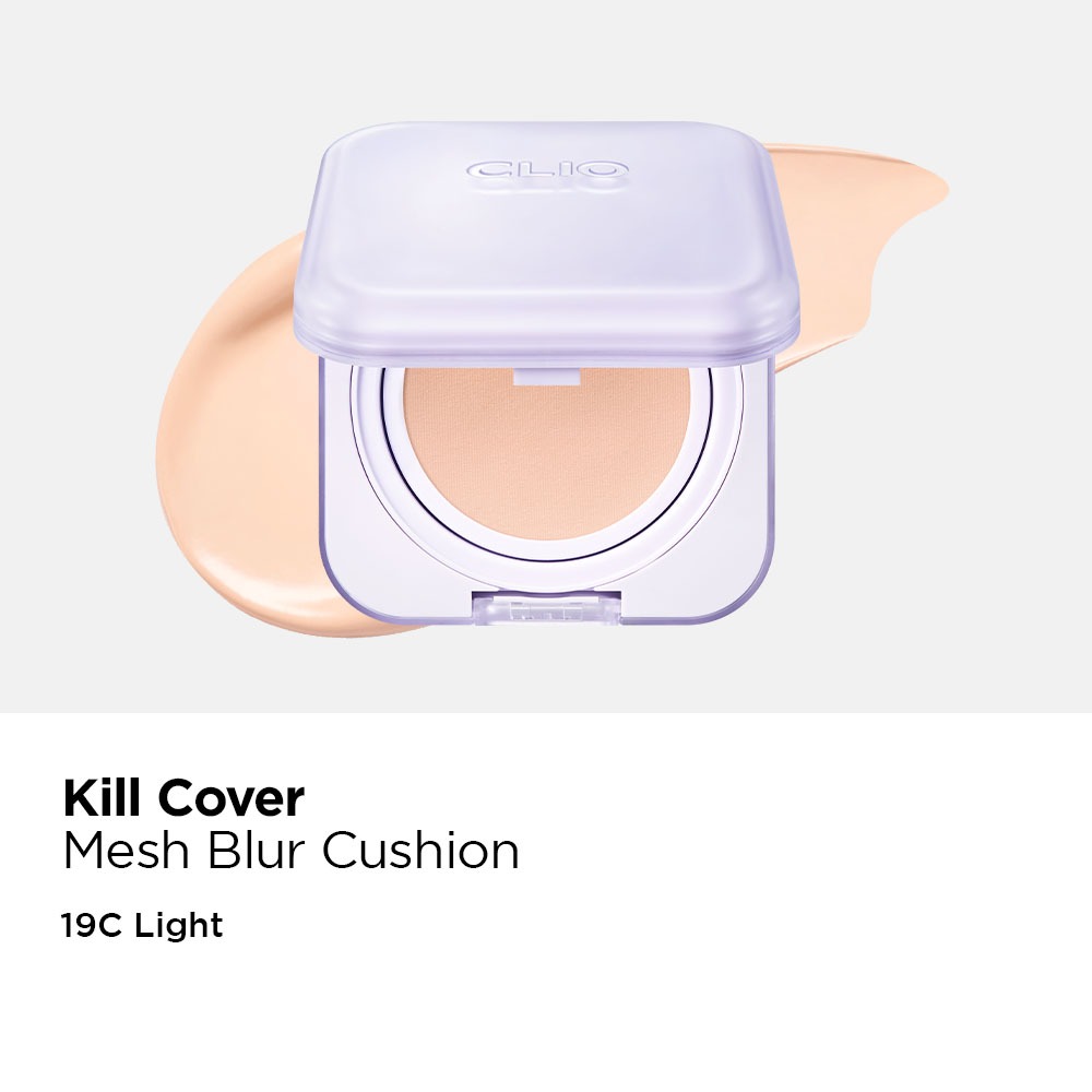 [CLIO] MỚI Cushion Làm Mịn Màng Che Phủ Lỗ Chân Lông Kill Cover Mesh Blur (15g+15g)