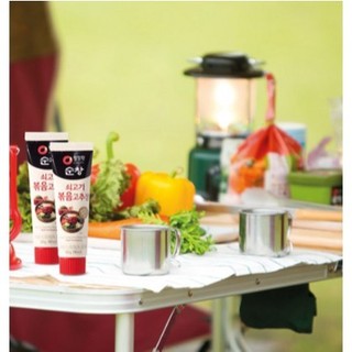 Bột tiêu đỏ xào thịt bò Soonchang, 60g / Mini Tube Gochujang, K-Food.Thực phẩm Hàn Quốc
