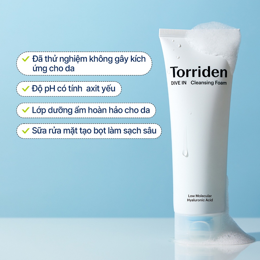 [Torriden Live] Kem chống nắng tím nâng tông da DIVE-IN, Sunscreen [TẶNG SỮA RỬA MẶT MINI]