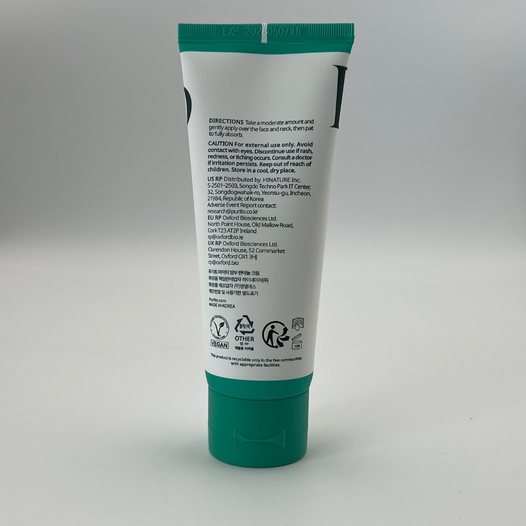 [Purito] Kem Panthenol tre mạnh mẽ
