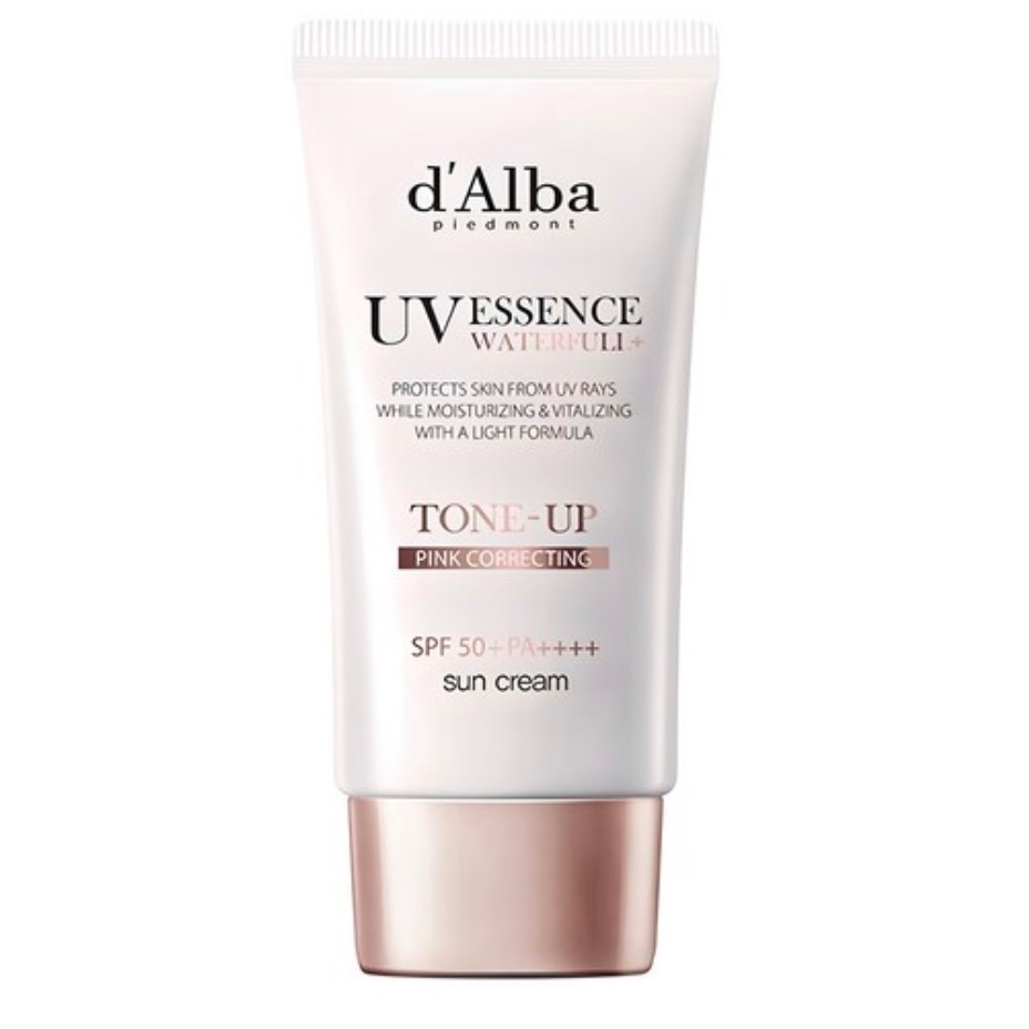 D'ALBA Kem chống nắng Waterful Tone Up Pink Correcting SPF 50 + PA + + + + 50ml
