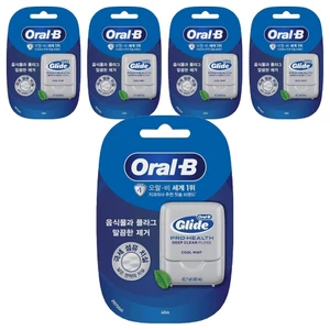 Chỉ nha khoa Oral-B Glide Pro-Health Deep Clean Floloss (40mX5) Cool Mint hoặc Ngẫu nhiên