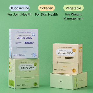 [Arrr] Dental Chew Package 40ea Giảm mảng bám, thơm miệng, hỗ trợ chăm sóc nướu, bổ sung dinh dưỡng
