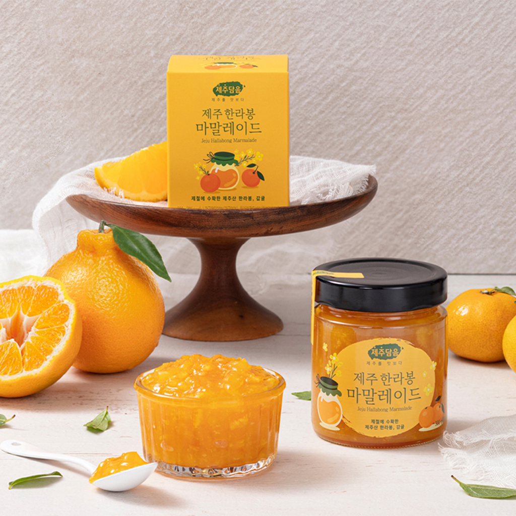 Jeju Hallabong 300g & Mandarin Marmalade 280g / Vận chuyển từ Hàn Quốc