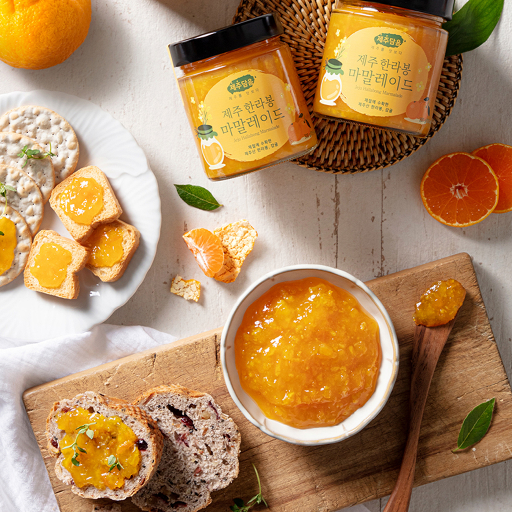 Jeju Hallabong 300g & Mandarin Marmalade 280g / Vận chuyển từ Hàn Quốc