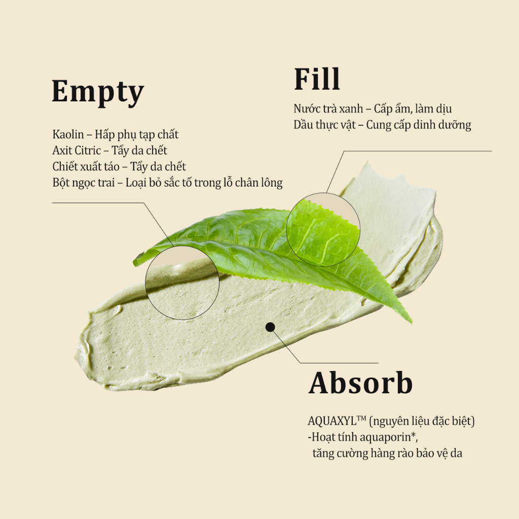 Ảnh Moon Cat Real Green Tea Pore Deep Cleanser 100ml + Moon Cat Rich Moist Green Tea Sleeping Mask 75ml Pore careSET 3