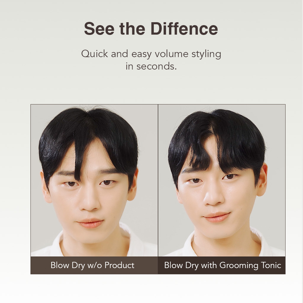 [OBgE Chính hãng] Nước dưỡng tóc Basic Grooming Tonic 210ml | Tạo kiểu tóc bồng bềnh nhẹ | Giữ nếp mềm mại | Chống hư tổn do nhiệt | Sử dụng trước khi sấy tóc | Có thể sử dụng cho mọi loại tóc