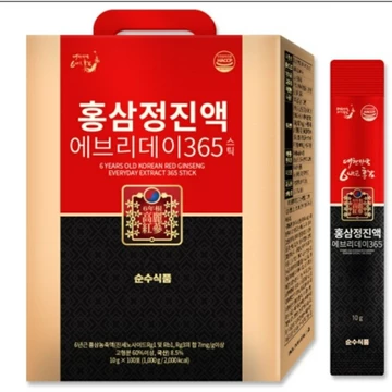 Hàn Quốc 6 tuổi Nhân sâm đỏ tập trung hàng ngày 365 viên nhân sâm đỏ (100 túi)