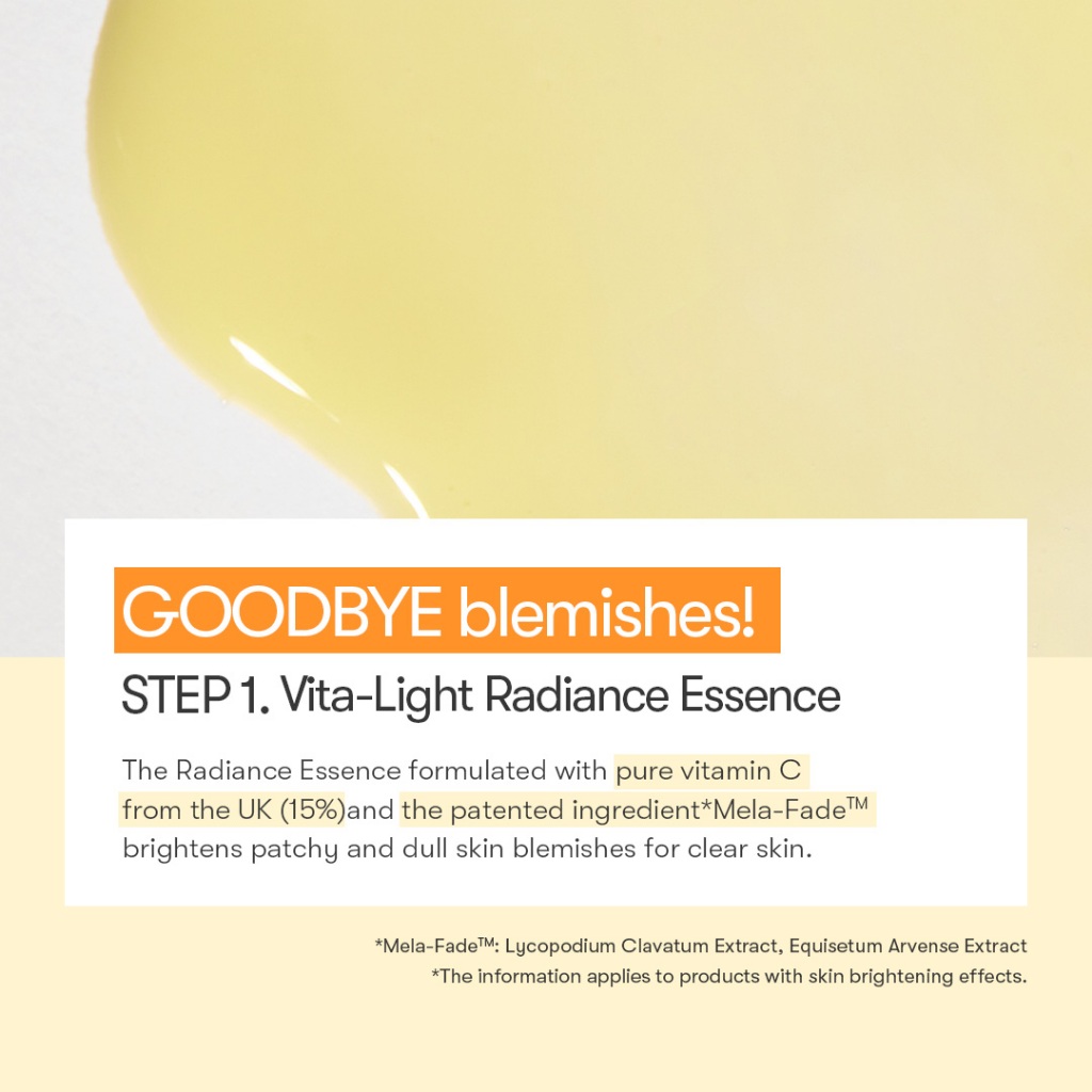 [Vt] CICA VITA-LIGHT ALL IN ONE 3STEP MASK 20% Vitamin C tươi, vết thâm & Chăm sóc làm sáng da < Official Flagship>