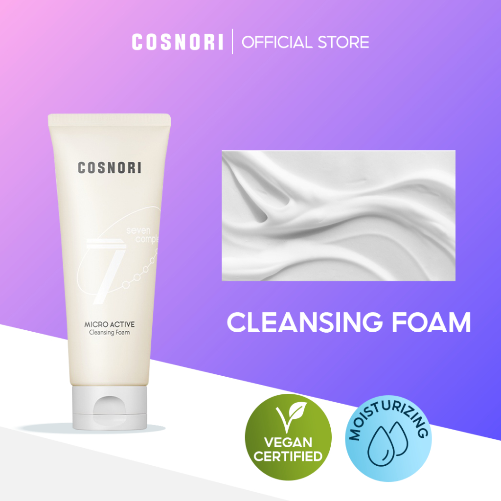 Sữa Rửa Mặt Tạo Bọt Cosnori Micro Active Cleansing Foam Dùng Được Cho Da Nhạy Cảm Mọi Loại Da 150ML