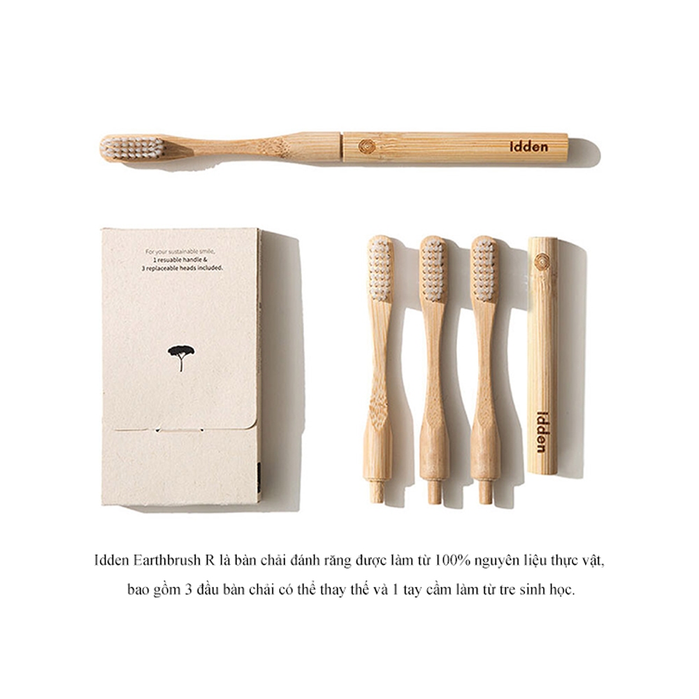 Bàn chải đánh răng IDDEN Earthbrush R