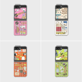 Bao Da Điện Thoại Nắp Lật In Hình Chủ Đề Âm Nhạc bts Cho samsung galaxy z flip 5 / flip5 nfc