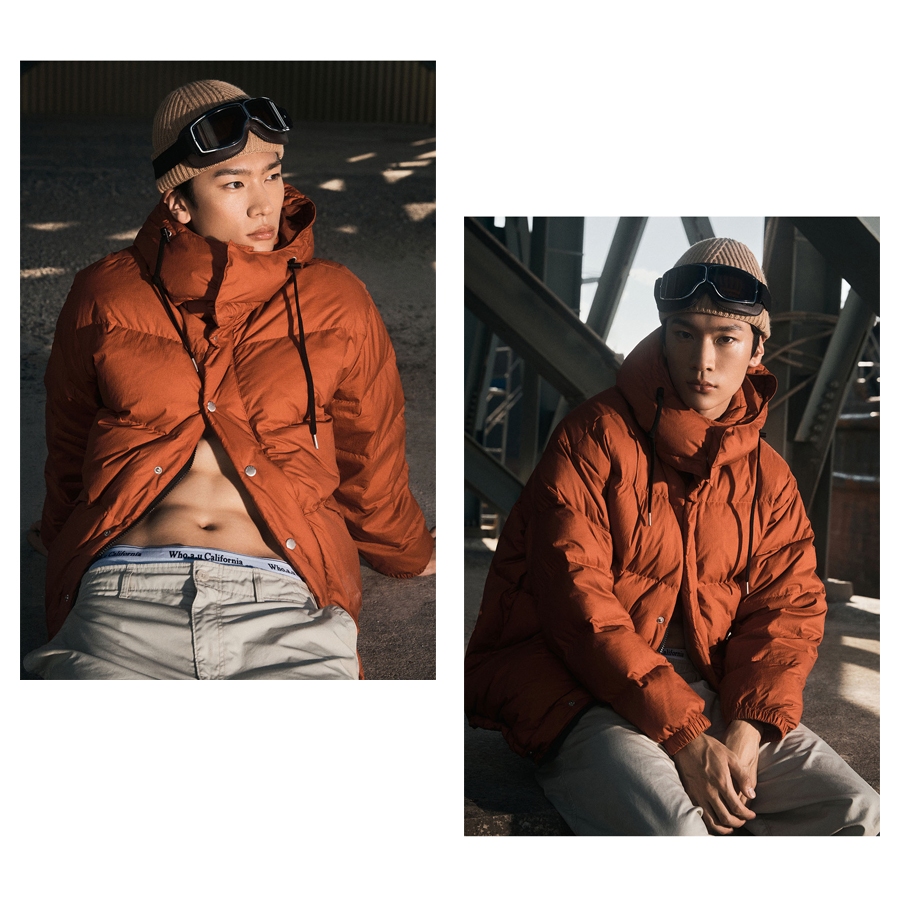 Ảnh Áo Khoác Uni Detachable Hood Down Short Puffer Jacket Unisex Style | WHJDD4V13U/WHJDE1194U 1
