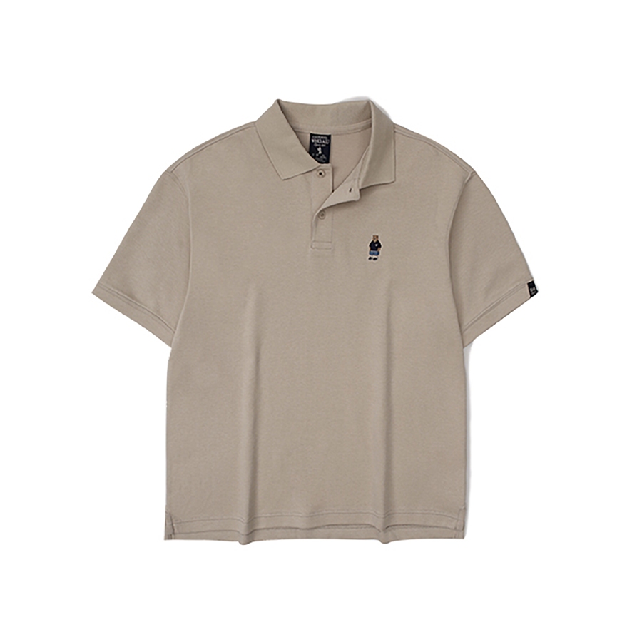 WHO.A.U] Áo Thun Steve Short Sleeve Collar T-shirt Unisex