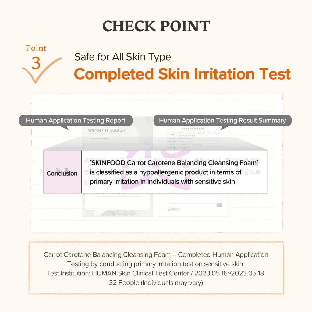 Ảnh Sữa rửa mặt cà rốt tạo bọt cân bằng và dưỡng ẩm Carrot Carotene Balancing Cleansing Foam 150ml 3