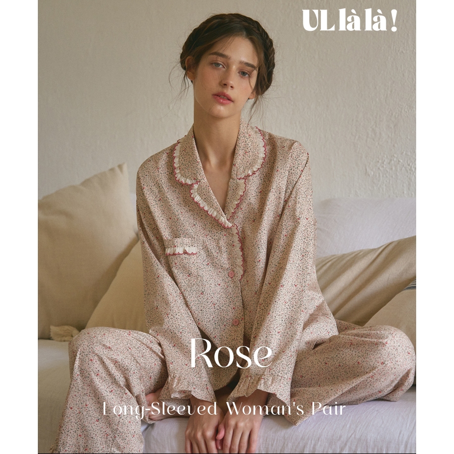[MALL CHÍNH HÃNG] (25133WPLLN) ULLALA PYJAMAS Set bộ đồ ngủ mặc nhà nữ ...