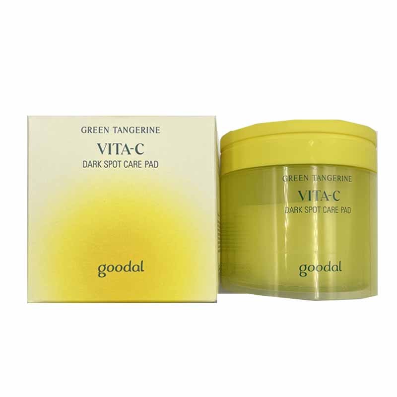 [GOODAL] Green Tangerine Vita C Toner Pad Plus (70 Sheets) Shopee