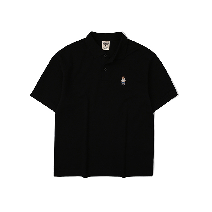 WHO.A.U] Áo Thun Steve Short Sleeve Collar T-shirt Unisex