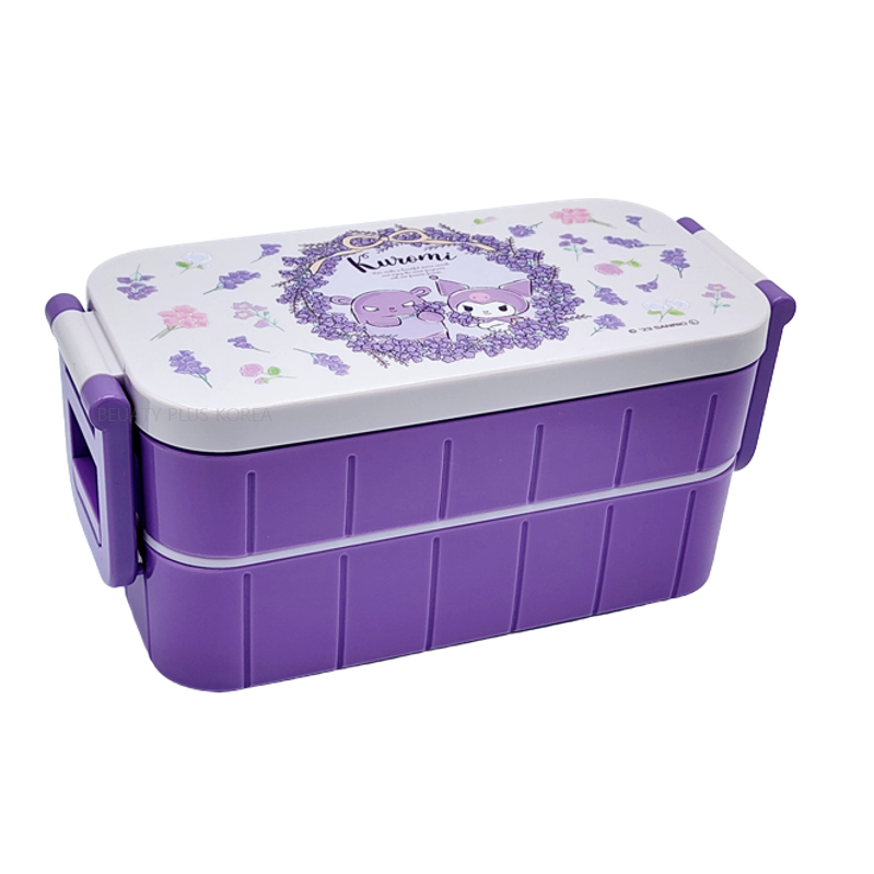 Hộp Đựng Cơm Trưa 600ml Kèm Đũa Hình hello kitty / kuromi / Bộ Sưu Tập kuromi yzw3ag