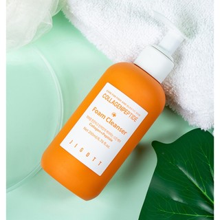 Sữa rửa mặt tạo bọt Jigott Collagen Peptide Foam Cleanser 200ml