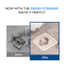 Nắp thoát nước silicon 150mm X 150mm / Bộ lọc thoát nước silicon / Nắp bồn rửa / Bộ lọc nắp bồn rửa