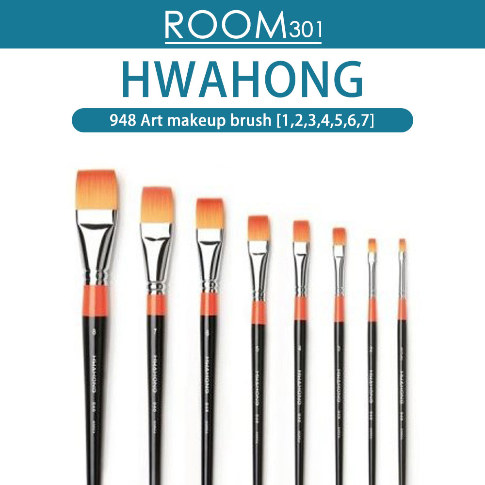 [hwahong] Loạt hwahong H n Quốc Chính Hãng 948 #1 #2 #3 #4 #5 #6 #7 Uchaehwa Cọ Trang im Vẽ Màu Nước Che Khuyết im Đa Năng Tiện Dụng