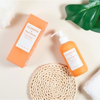 Sữa rửa mặt tạo bọt Jigott Collagen Peptide Foam Cleanser 200ml
