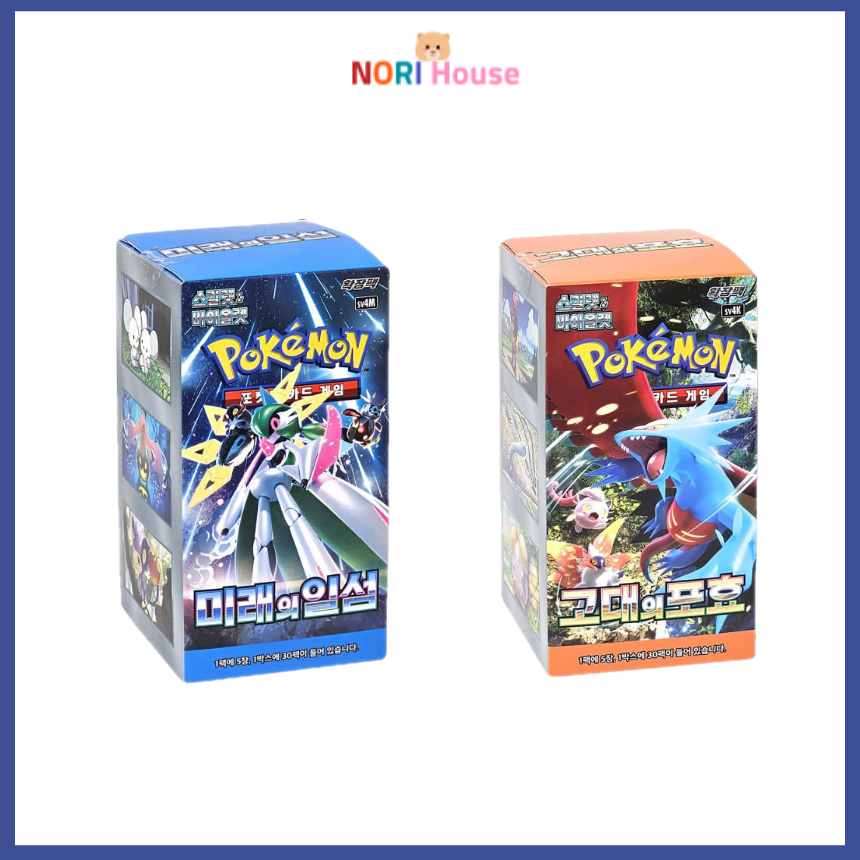 Phantasmal Flames Pokemon Pokmon TCG: Scarlet & Violet Ancient Roar + Future  Flash Booster Box (Korean Version) Scarlet Violet Ancient Roar Future Flash  Korean Box