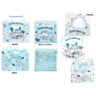 [SANRIO] Túi sinh thái đôi Túi mua sắm Túi có thể gập lại (My Melody / Kuromi / Cinnamoroll / Pochacco)