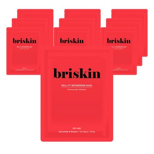 Briskin SOS Real Fit Second Skin Sheet Mask packs Trắng, Hồng, HotPink, Đỏ