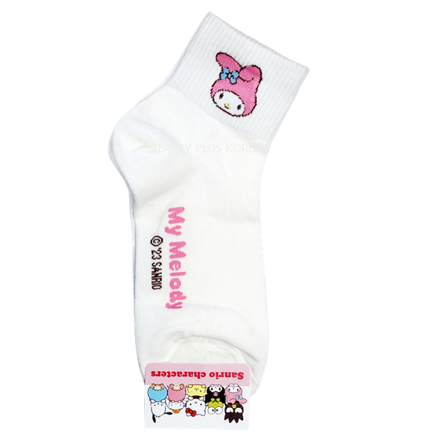 [sanrio] Vớ Dài bon Nhân Vật sanrio (mymelody / kuromi / pompompurin / cinnamoroll / Kerokeroppi)