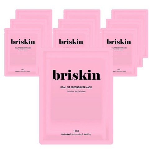 Briskin SOS Real Fit Second Skin Sheet Mask packs Trắng, Hồng, HotPink, Đỏ