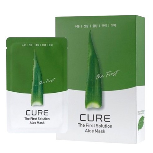 KIMJUNGMOON CURE THE FIRST GIẢI PHÁP MẶT NẠ ALOE 10 tờ