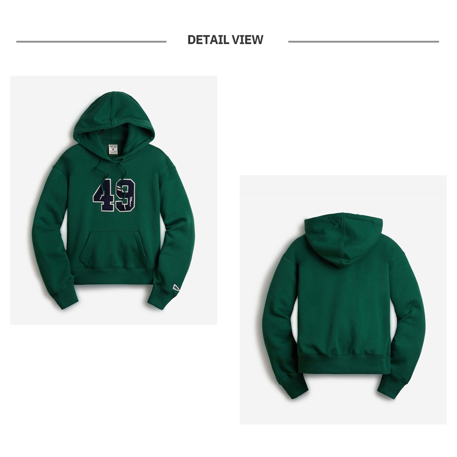 Ảnh Áo Hoodie WHO.A.U WHMHD4T22F Women's Boucle Cropped Hoodie Women Style (Fleece-lined) 4