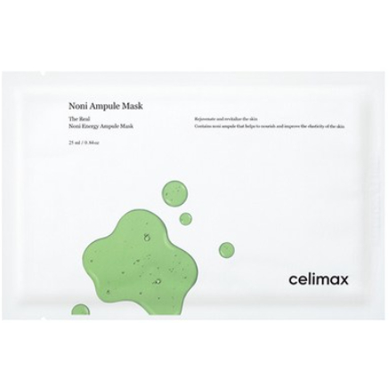 Celimax [CELIMAX] Mặt nạ Ampoule năng lượng Real Noni