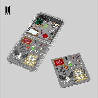 Bao Da Điện Thoại Nắp Lật In Hình Chủ Đề Âm Nhạc bts Cho samsung galaxy z flip 5 / flip5 nfc