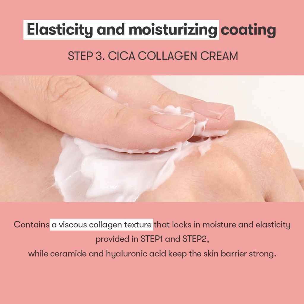 [Vt] CICA COLLAGEN ALL IN ONE 3STEP MASK Làm săn chắc da, chăm sóc nâng da< Official Flagship >