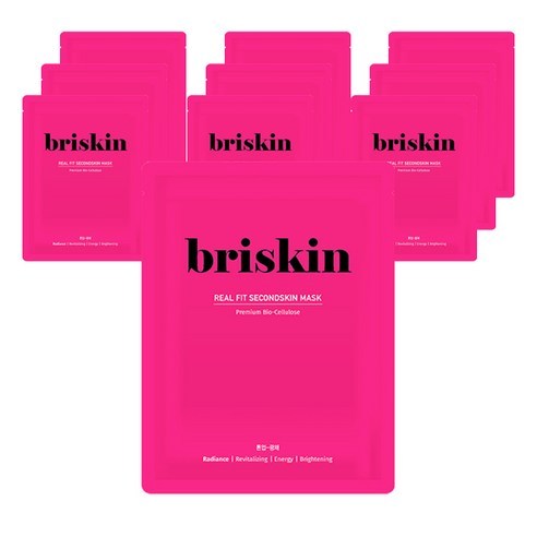 Briskin SOS Real Fit Second Skin Sheet Mask packs Trắng, Hồng, HotPink, Đỏ