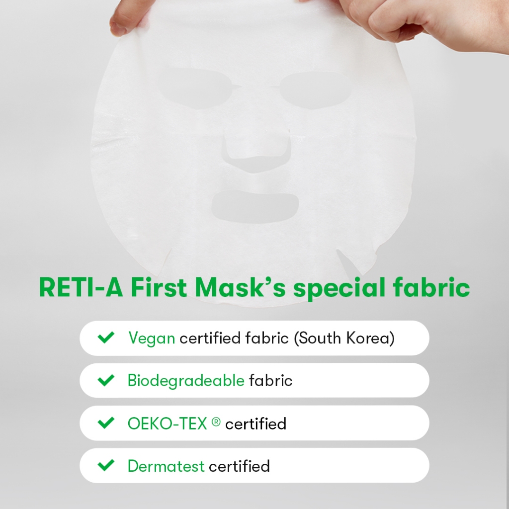 [Vt] CICA RETI-A ALL IN ONE 3STEP MASK Retinol 0,3%, Panthenol, Ceramide Complex, Vitamin C, Chăm sóc kết cấu lỗ chân lông & da < Official Flagship >