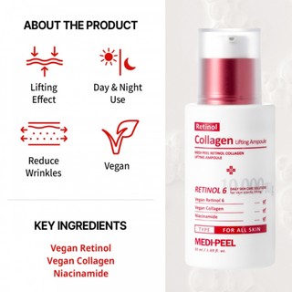 Tinh Chất Dưỡng Da Nâng Cơ Medi-Peel Retinol Collagen Lifting Ampoule 50ml