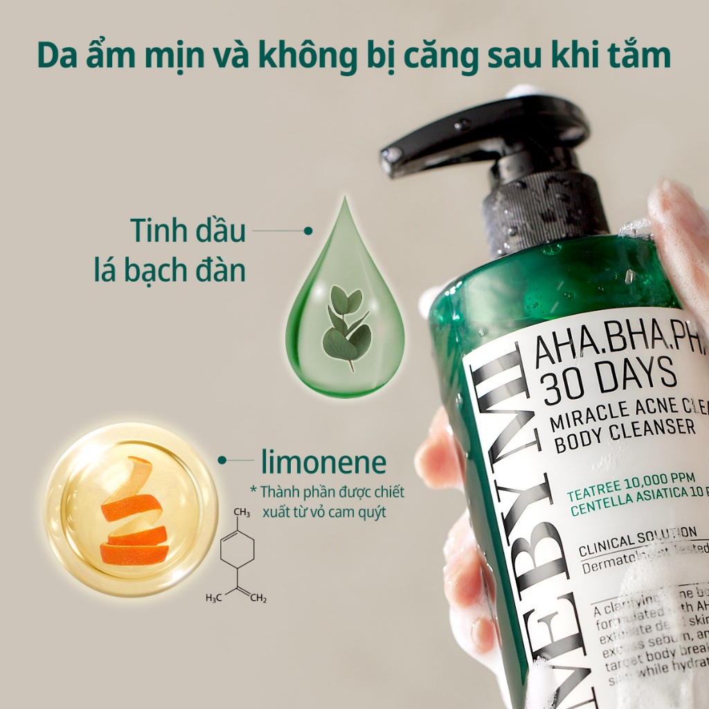 [SOMEBYMI] Sữa Tắm Giảm Mụn AHA BHA PHA 30 Days Miracle Acne Clear Body Cleanser 400g | BigBuy360 - bigbuy360.vn